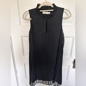 Vineyard Vines Jet Black Stars Keyhole Swing Dress